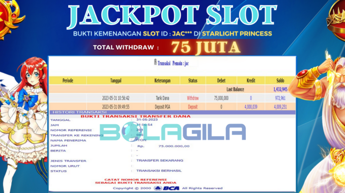 bukti jp bolagila #208