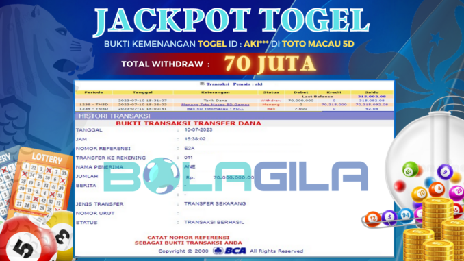 bukti jp bolagila #270