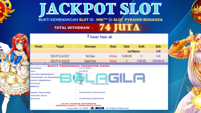 bukti jp bolagila #327