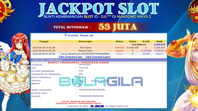 bukti jp bolagila #503