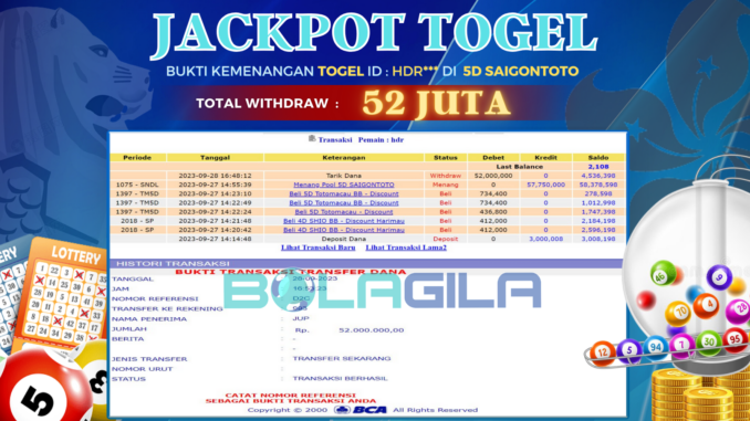 bukti jp bolagila #499