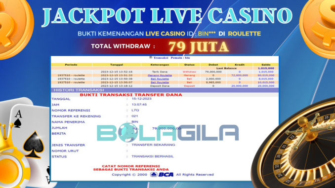 BUKTI JP BOLAGILA #592