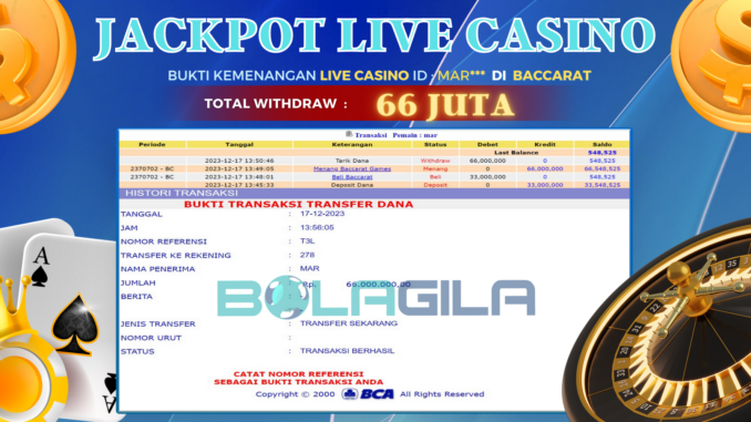 BUKTI JP BOLAGILA #598