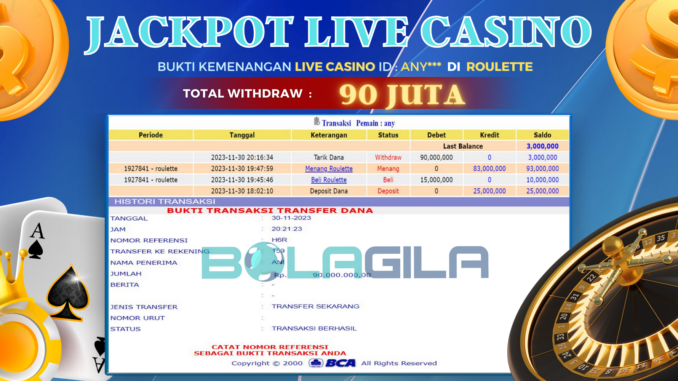 bukti jp bolagila #562