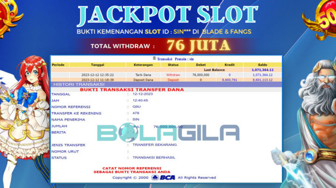 bukti jp bolagila #585