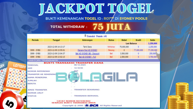 bukti jp bolagila #577