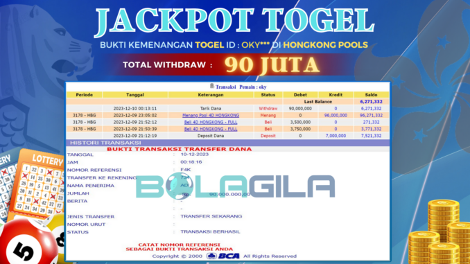 bukti jp bolagila #579