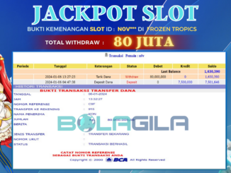 BUKTI JP BOLAGILA #601